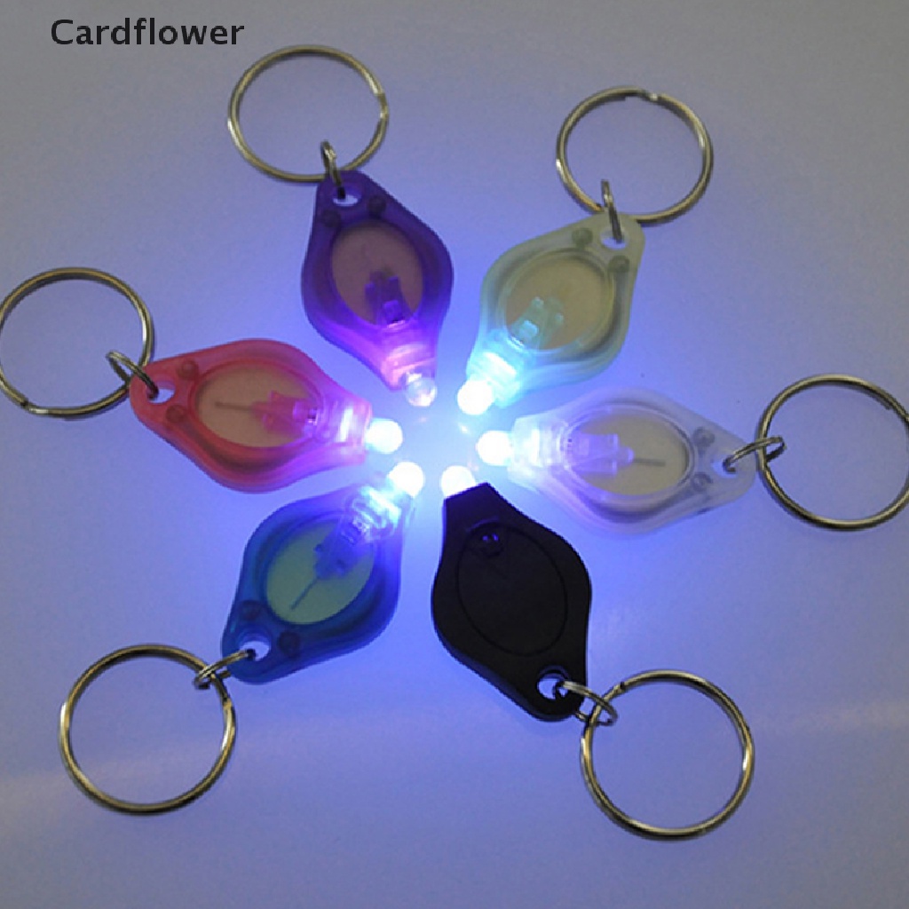 Đèn Pin LED Mini < Cardflower > Có Móc Khóa Di Động Đa Ứng Dụng