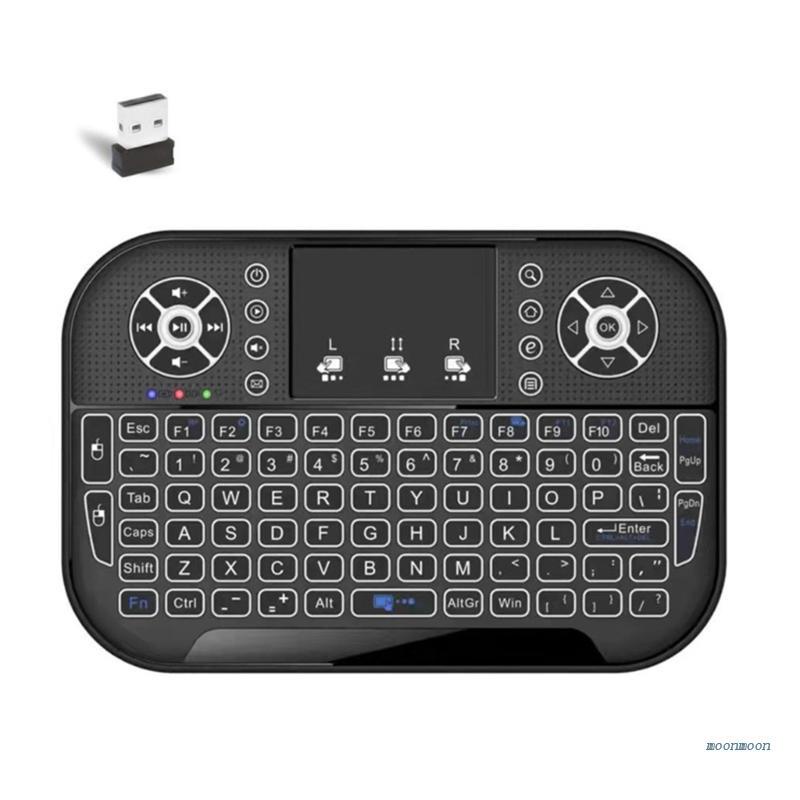 Bàn Phím Và Chuột Không Dây Bluetooth A8 Mini 2.4Ghz Có Đèn Nền