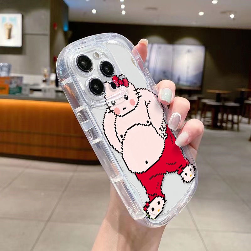 ✅Ốp Điện Thoại Mềm Trong Suốt Chống Sốc Hình Hello Kitty Cho Apple xs promax 712 8p13iPhone14xr / 11 XGNM
