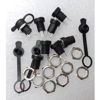 Combo 5-10 Jack sạc DC-022B chuẩn 5.5mm x 2.1mm (Jack DC Có cao su chống nước)