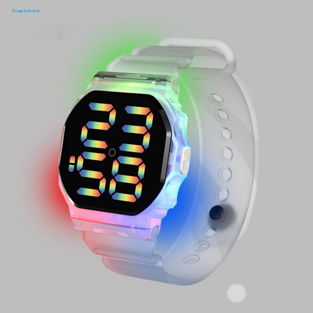 Đồng Hồ Điện Tử Màn Hình LED Thay Đổi Màu Sắc Chống Nước Dài 30M