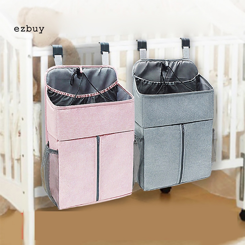 Túi Đựng Đồ Dùng Treo Cạnh Giường Em Bé Chống Thấm Nước Sức Chứa Lớn Tiện Dụng