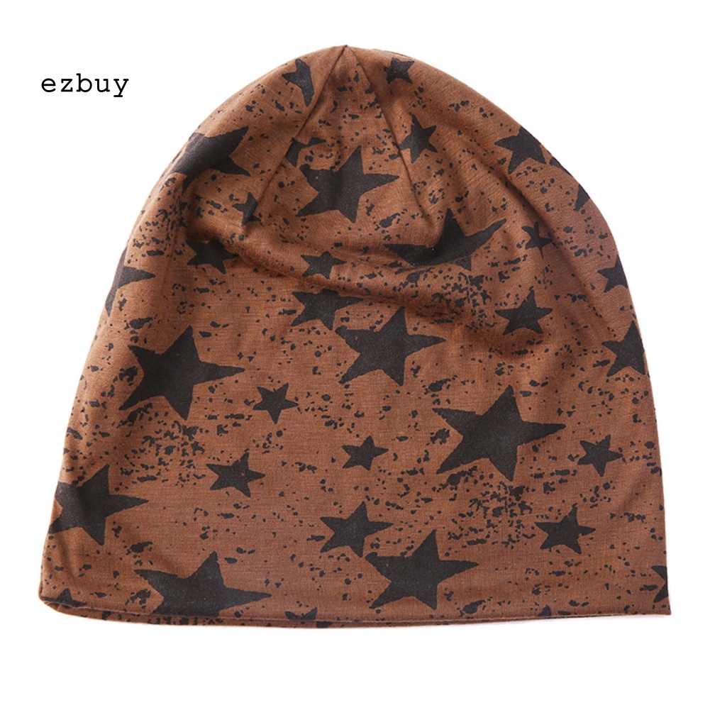 Mũ Trùm Đầu Thể Thao Chất Liệu Cotton In Hình Ngôi Sao Thời Trang Cho Nam Nữ