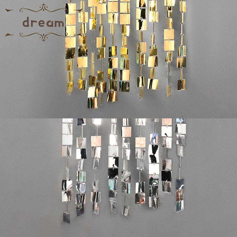 【DREAMLIFE】【New Products】PVC sequins Curtains Plastic curtain Home supplies Festive wedding decoration