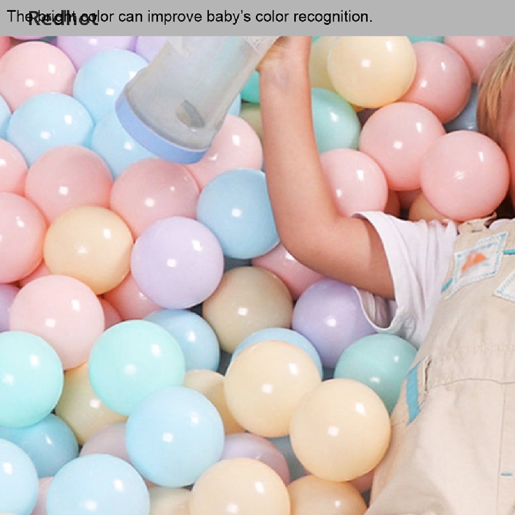 Bộ 100 / 200 Quả Bóng Nhựa Mềm Nhiều Màu Sắc Vui Nhộn Cho Bé