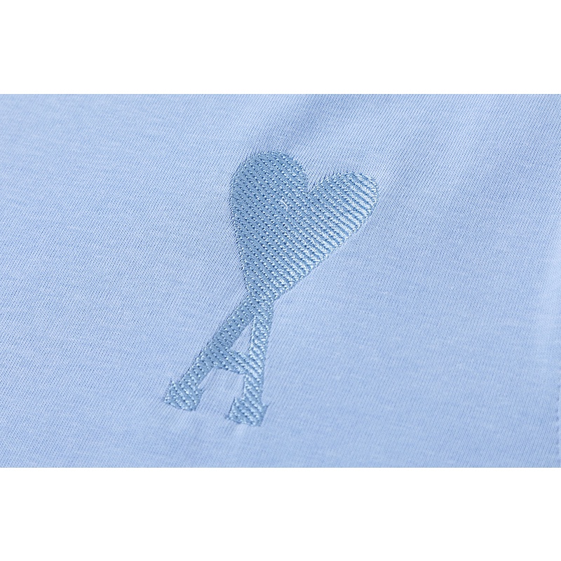 Bán Chạy Nhất Áo Thun Cotton Tay Ngắn Thêu Hình Trái Tim Plus Size Unisex