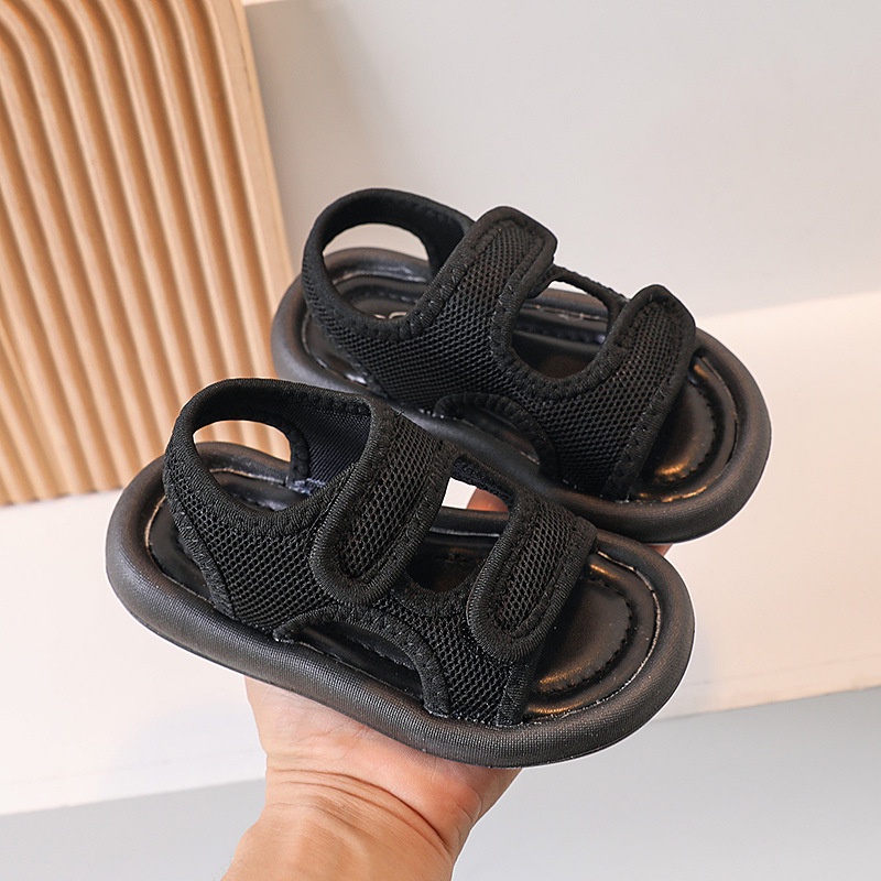 Xăng đan Đế Mềm Chống Trượt Có Thể Điều Chỉnh Phong Cách Hàn Quốc Cho Bé Trai / Gái