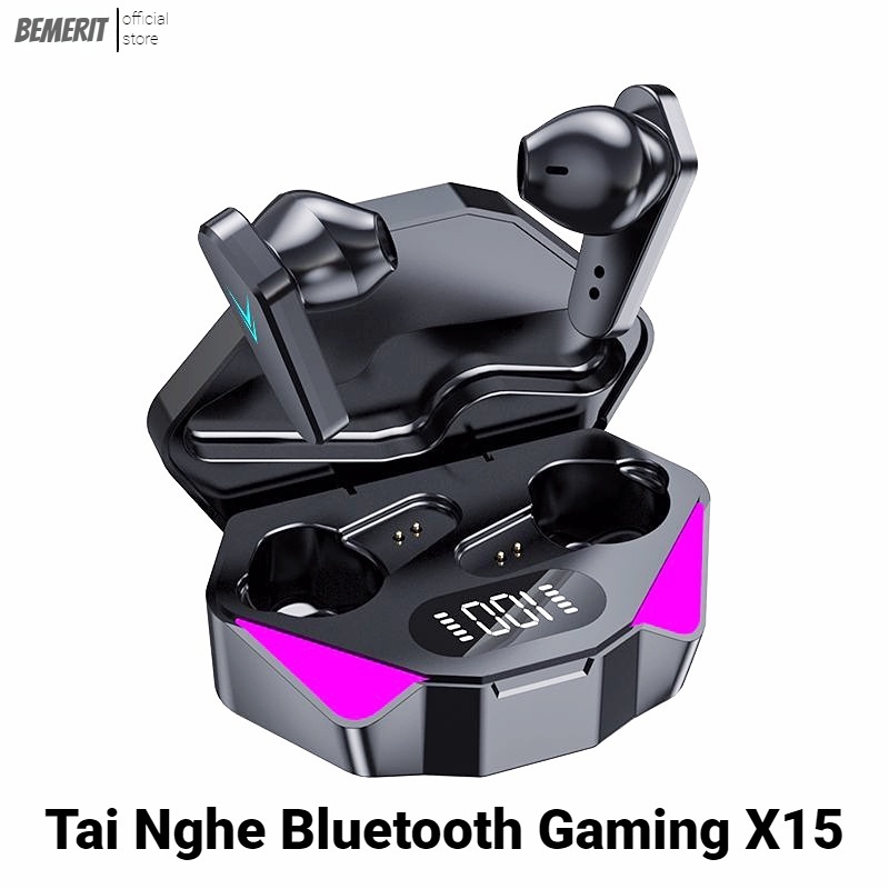 Tai Nghe Gaming X15 G11 TWS IPX5 Bluetooth 5.0 Có Micro Không Dây Hifi 9D Nghe Gọi Cảm Ứng Chạm Âm Thanh Sống Động