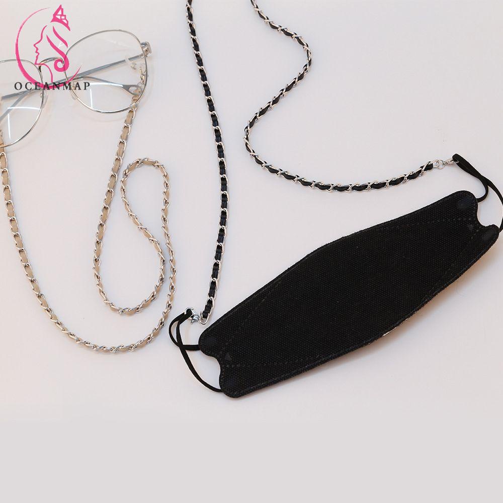 Dây Đeo Mắt Kính Bằng Hợp Kim Thanh Lịch Phong Cách Hàn Quốc