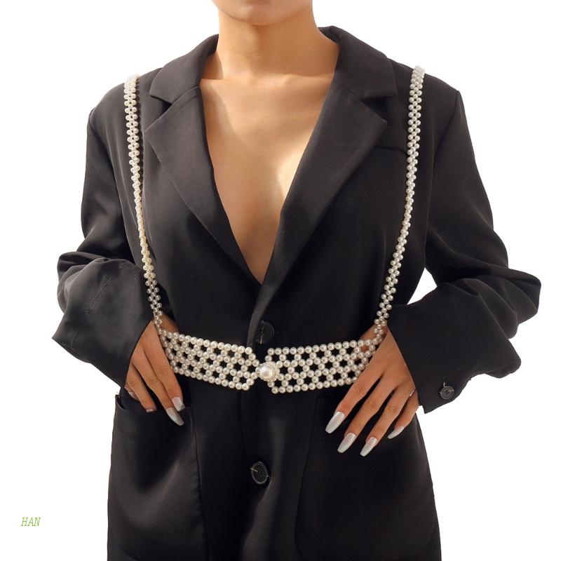 Thắt Lưng Chuỗi Hạt Ngọc Trai Gợi Cảm Cho Nữ