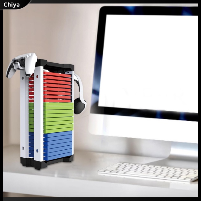 Khay Đựng Đĩa Game Có Móc Tai Nghe Tương Thích Với Ps5 / Switch / Ps4