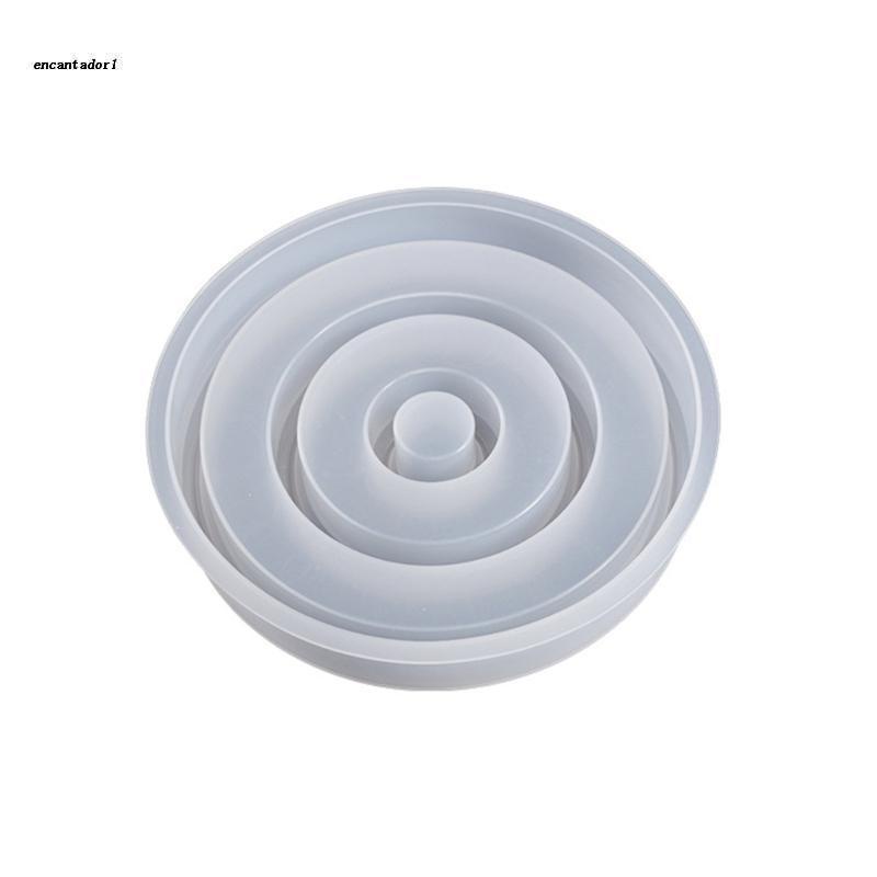 ✿ Khuôn Silicone Làm Đế Nến Hình Tròn Tiện Dụng