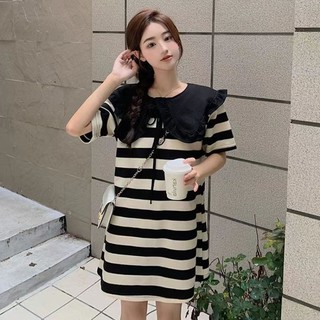 Plus size sọc ngang tiền đô la trên đầu gối