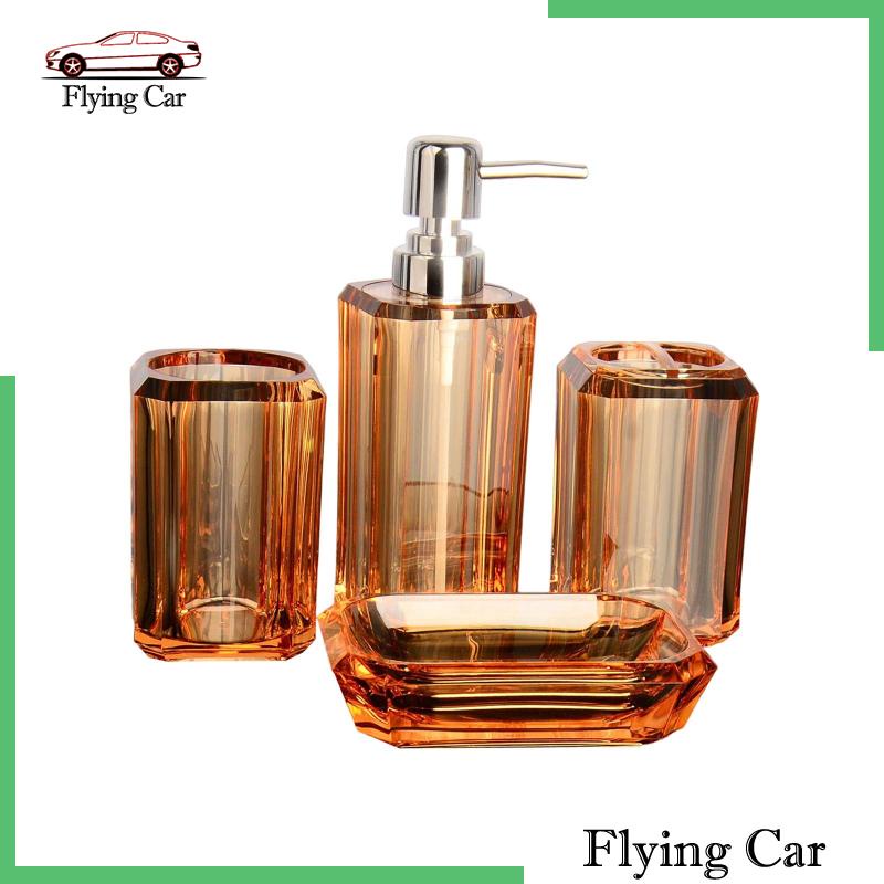 Bộ 4 Giá Đỡ Bàn Chải Đánh Răng / Chai Sữa / Kem Đánh Răng Trang Trí Nhà Cửa / Phòng Tắm Tiện Dụng