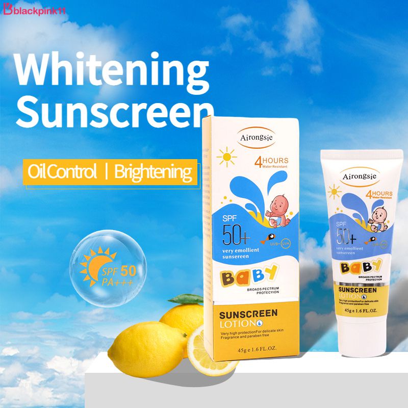 Kem Chống Nắng Mặt Toàn Thân Cho Trẻ Em SPF50 Kem Chống Nắng Cách Ly Chống Mồ Hôi Lâu Trôi Giữ Ẩm Làm Mới Chống Tia Cực Tím Blackpink11