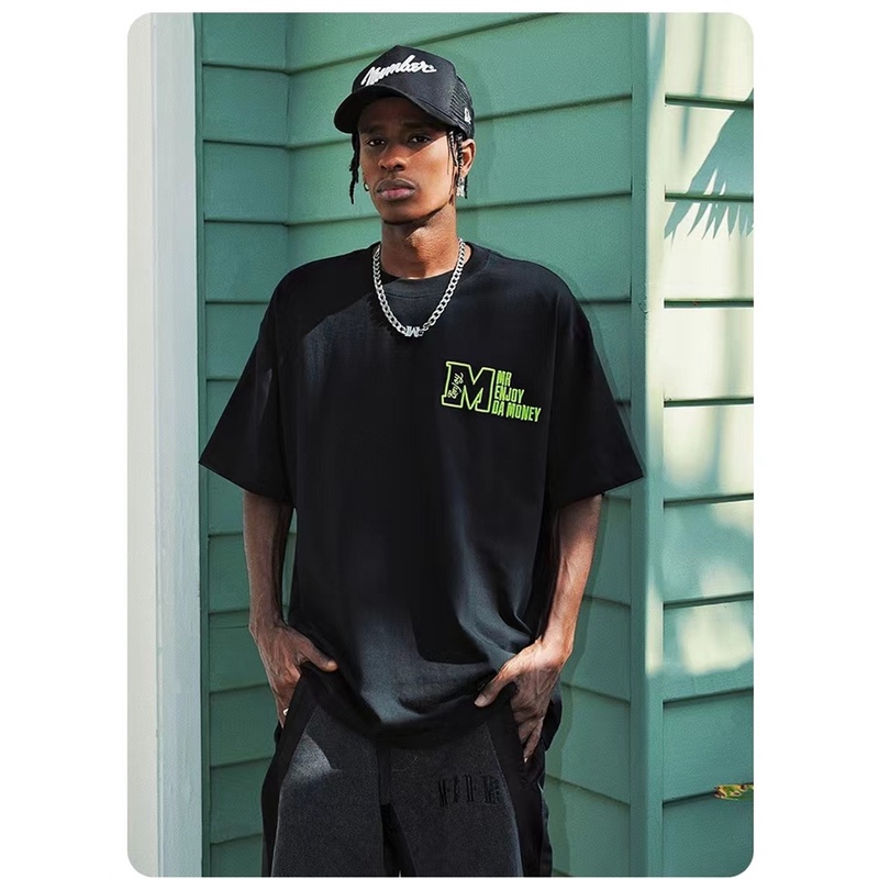 Áo Thun Tay Ngắn Dáng Rộng Phong Cách retro Mỹ Thời Trang Mùa Hè Cho Nam Và Nữ