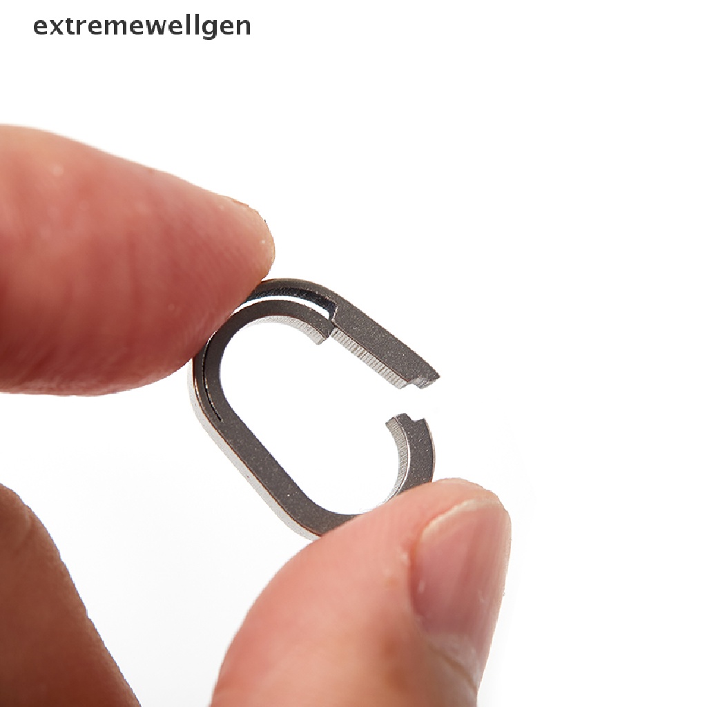 [extremewellgen] Móc Chìa Khóa Mini Bằng Titan Dùng Cho Hoạt Động Ngoài Trời LLF