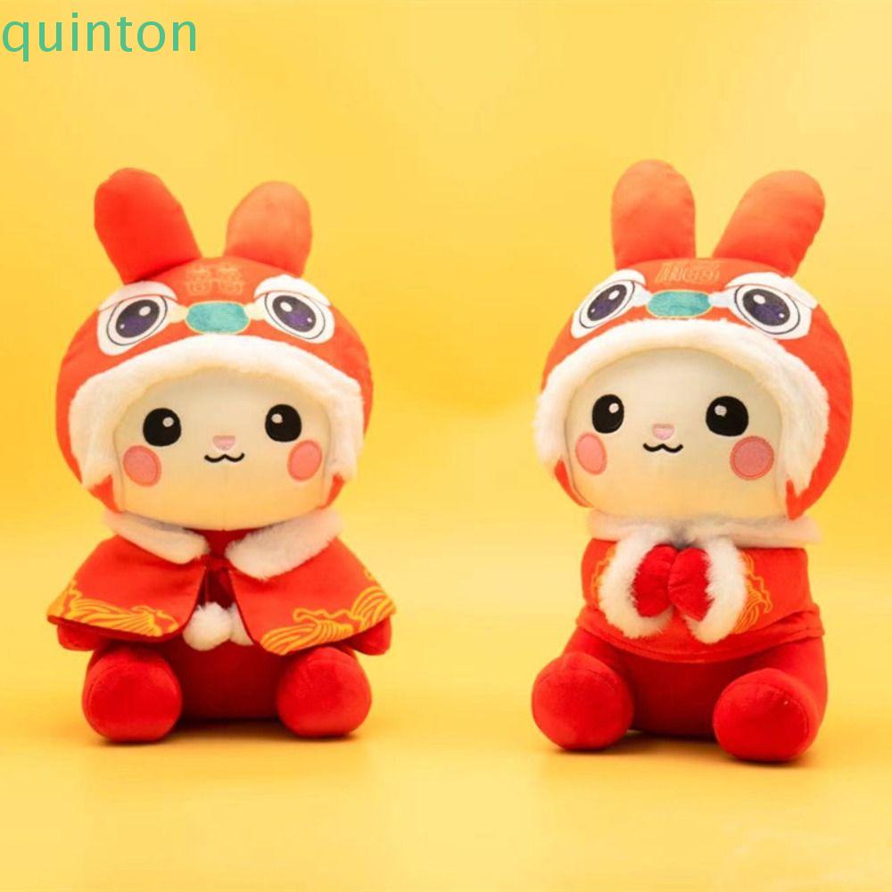 Thú Nhồi Bông Hình Thỏ Hoạt Hình Chất Lượng Cao Làm Quà Tặng Cho Bé