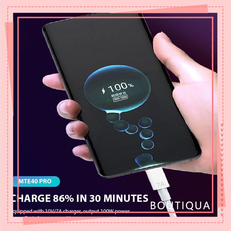 Dây Cáp Sạc Nhanh USB 7A 100W Type C Cho Huawei Mate 40 30 Xiaomi Samsung-BA