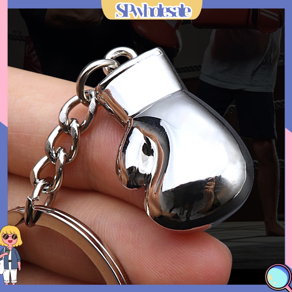 <SPwholesale> 2 Móc Khóa Hình Găng Tay Boxing Mini Độ Cứng Cao