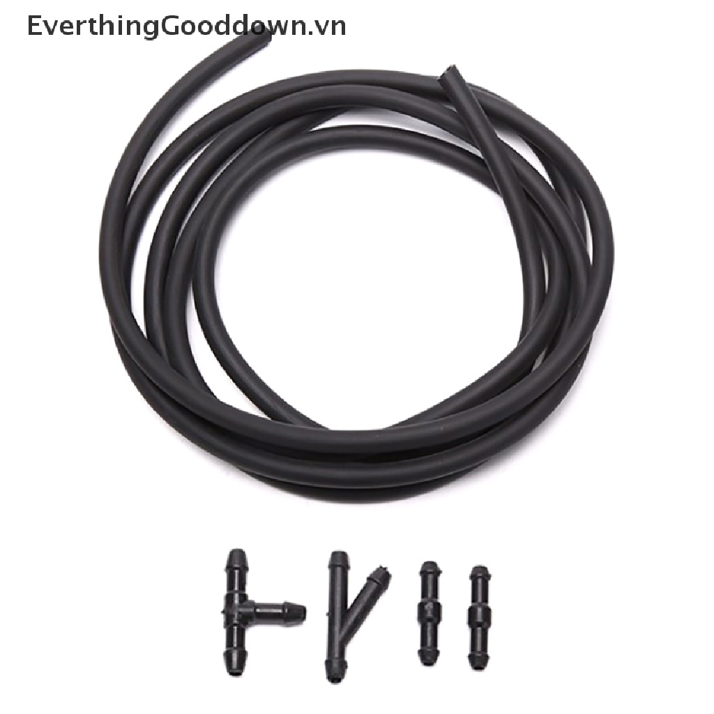 Everthingooddown Ống Nước Rửa Kính Chắn Gió 1M Kèm 4 Đầu Nối Phụ Kiện Cho Xe Hơi vn