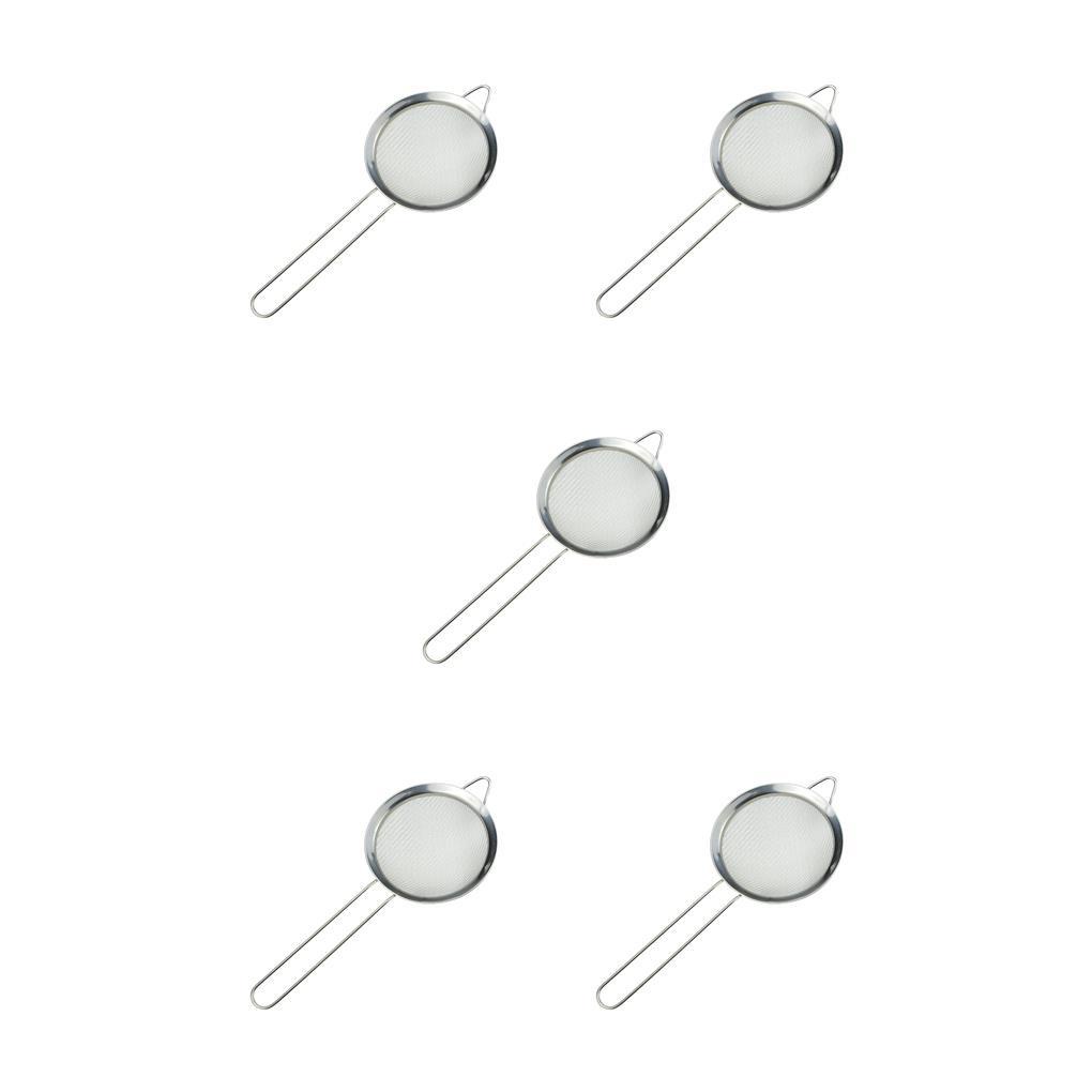 1 / 2 / 3 / 5 Dụng Cụ Rây Bột Có Tay Cầm Tiện Lợi