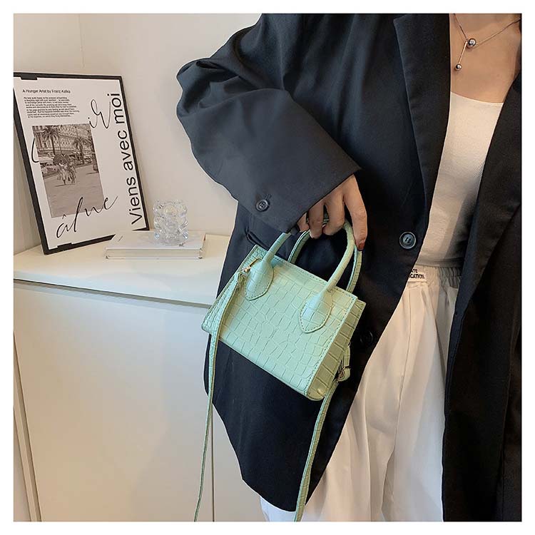 Túi Xách JASMIN NOIR Da PU Vân Da Cá Sấu Thời Trang Cho Nữ