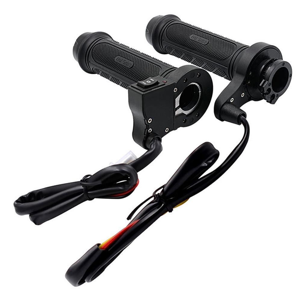 1 Cặp Đệm Sưởi Ấm Tay Lái Xe Máy DC 12V 22mm