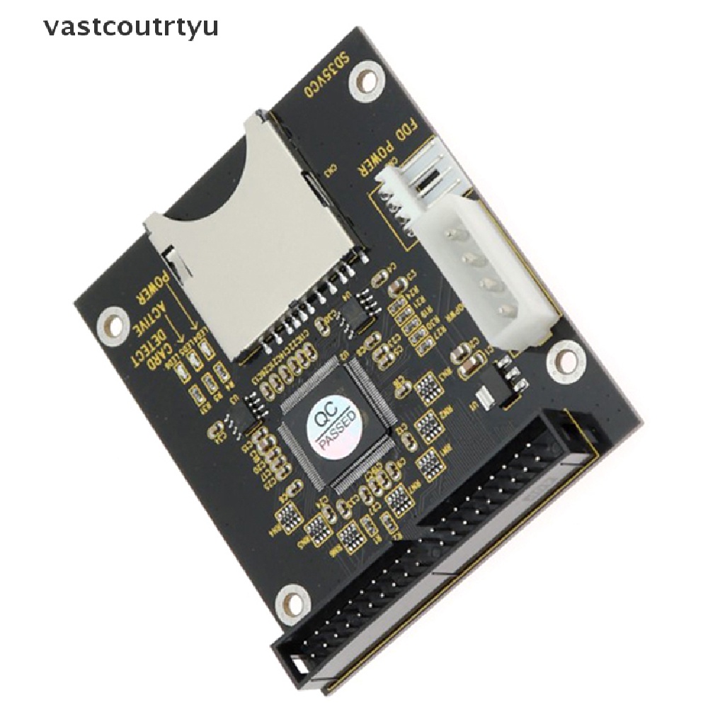 Bảng Mạch Chuyển Đổi Thẻ Nhớ SD 5V Sang IDE3.5 40 Pin Hỗ Trợ Lên Đến 128GB SDXD Card 1309 Chip ATA IDE n