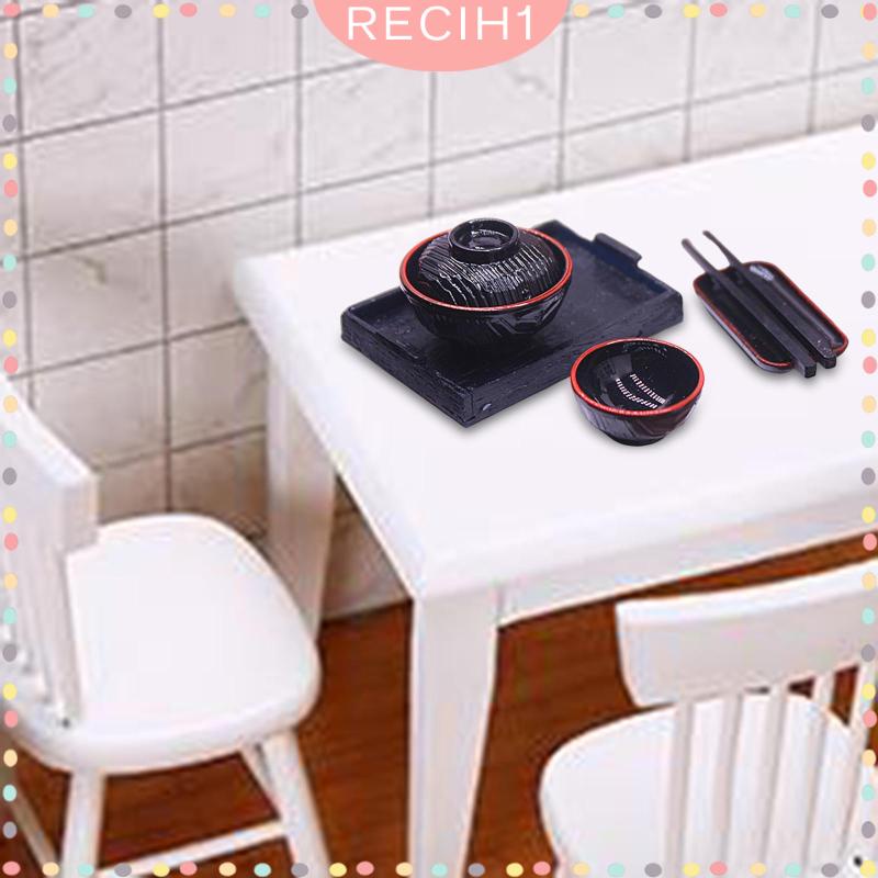 Bộ Dụng Cụ Ăn Uống Mini Kiểu Nhật Bản 1: 12 Dùng Trang Trí Nhà Búp Bê / 1 / 12