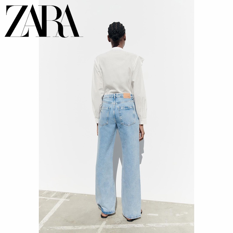 Zara Áo Kiểu Nhiều Lớp Thêu Hoạ Tiết Xinh Xắn Thời Trang Dành Cho Nữ