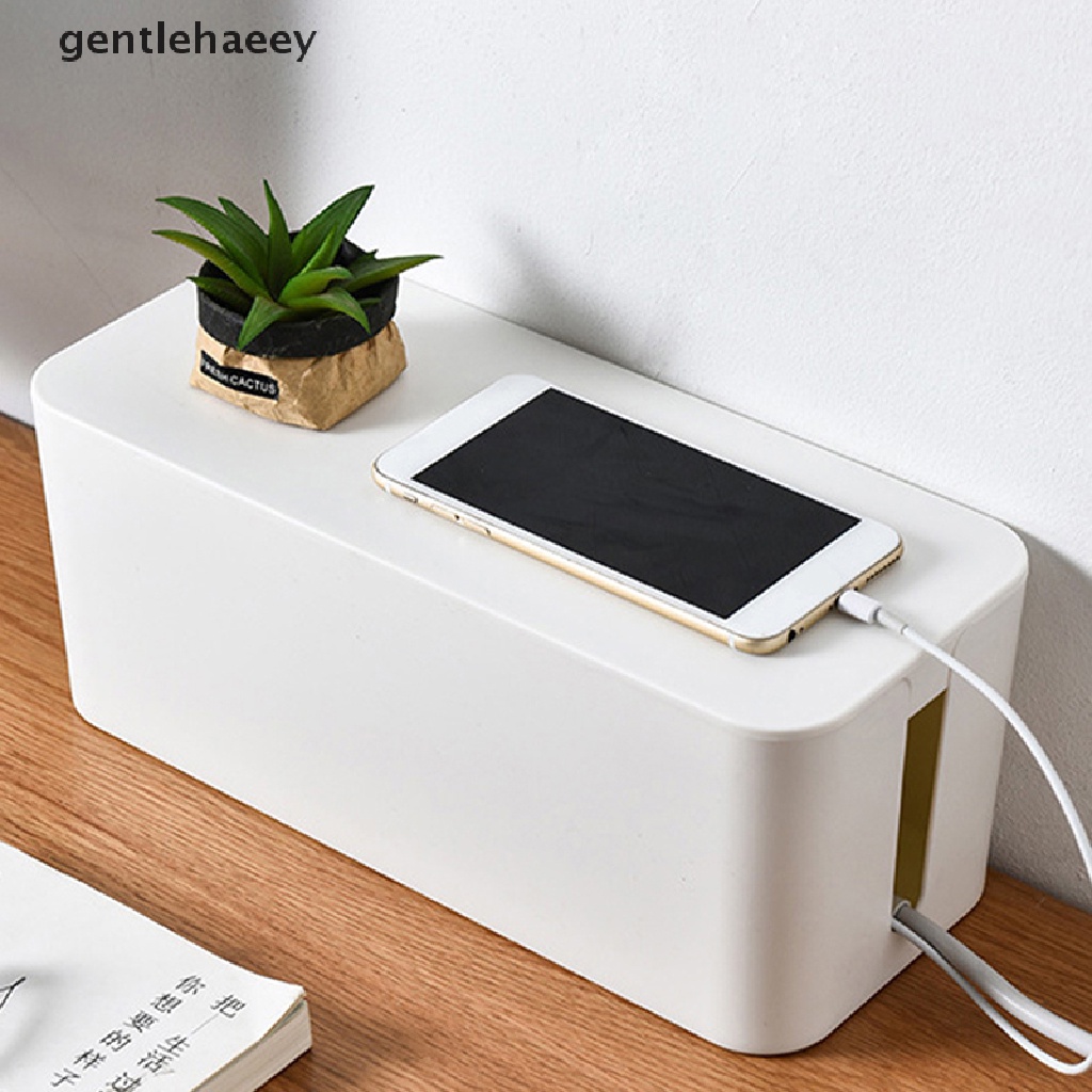 Hộp Đựng Dây Cáp Sạc Để Bàn Đơn Giản Tiện Dụng