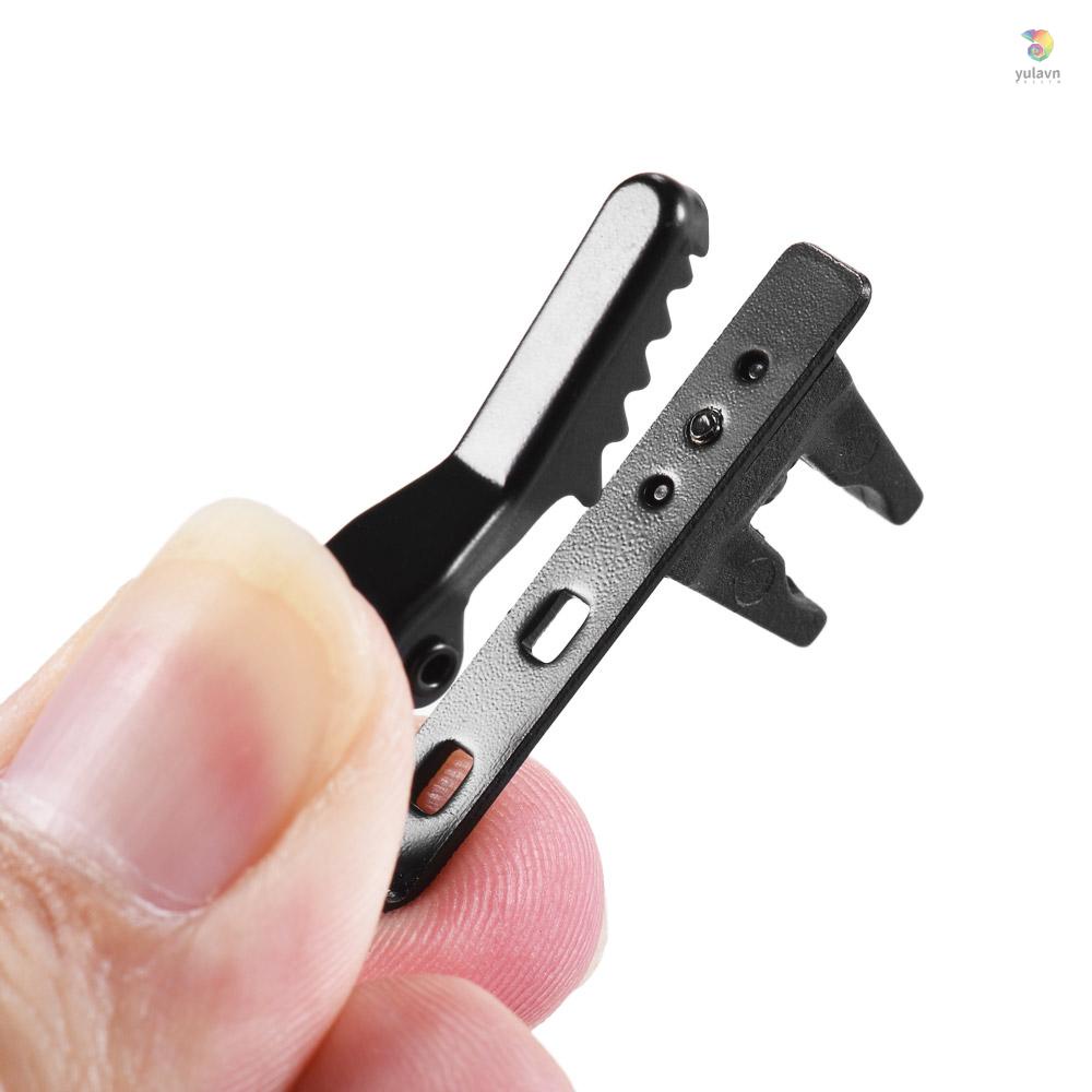 Set 5 Kẹp Micro yula EY-J06A 5 Cái 5mm Có Dây Kẹp Cà Vạt Cho Andoer EY-J06A