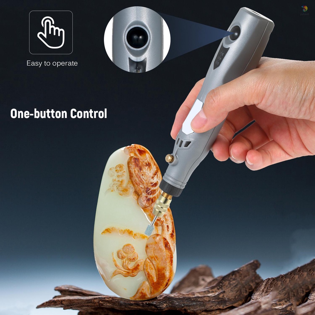 Máy Mài Đánh Bóng Cầm Tay Mini 6000-15000rpm Đa Năng Có Thể Sạc Lại 3 Trong 1 Tiện Dụng