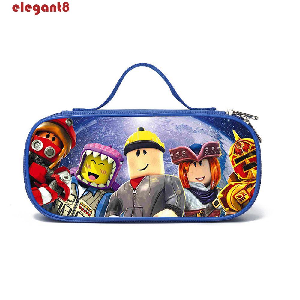 Túi Đựng Bút Đa Năng Có Khóa Kéo In Hình Roblox Xinh Xắn