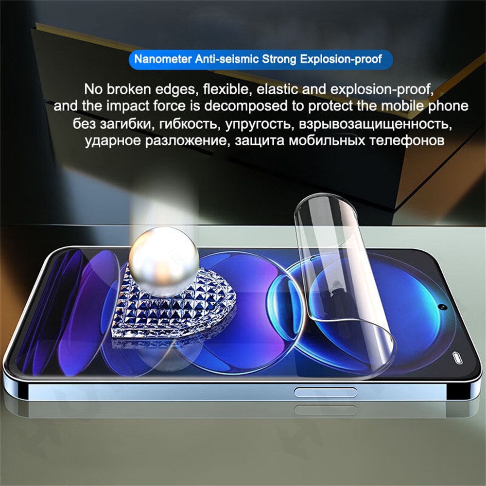 Miếng Dán PPF Hydrogel Mềm Trong Suốt Bảo Vệ Màn Hình Cho Xiaomi Mi Redmi Note 12 11 Pro 12S 11S