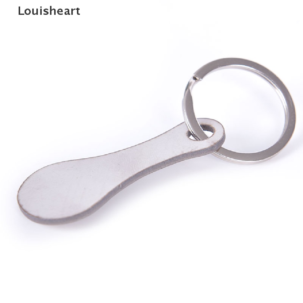 Bộ 2 Móc Khóa Xe Đẩy Mua Sắm Bằng Hợp Kim Nhôm Louisheart TFG