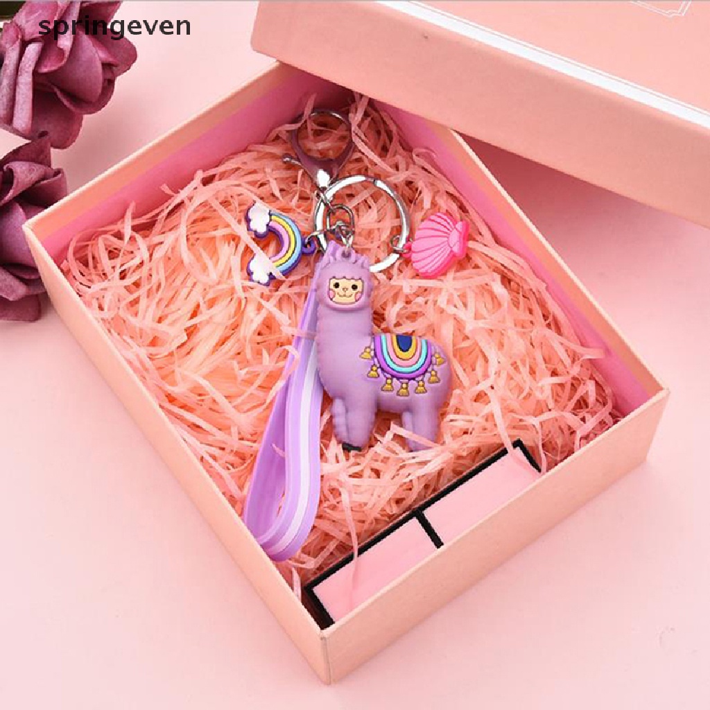 1 Móc Khóa Hình Lạc Đà Alpaca Hoạt Hình Dễ Thương