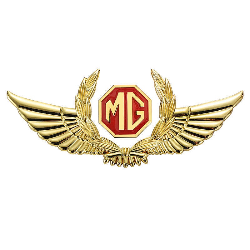 Miếng dán logo hình cánh 3D bằng kim loại trang trí thân xe ô tô MG ZS MG5 MG6 Mg7 TFo3