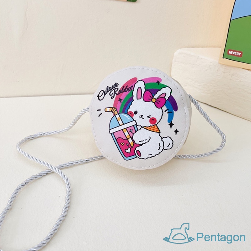 Túi Đeo Vai Bằng Da PU Trọng Lượng Nhẹ In Họa Tiết Hoạt Hình Thời Trang Mùa Hè Dành Cho Bạn Gái