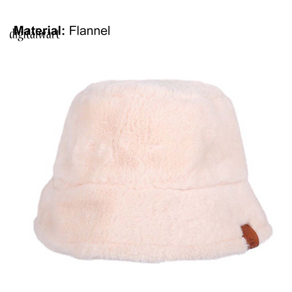 Kỹ Thuật Số| Mũ Bucket Màu Sắc Trơn Chống Mài Mòn Thời Trang Cho Nữ