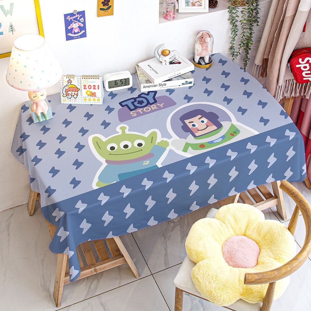 Khăn Trải Bàn Chống Thấm Nước Họa Tiết Hoạt Hình Toy Story Dễ Thương