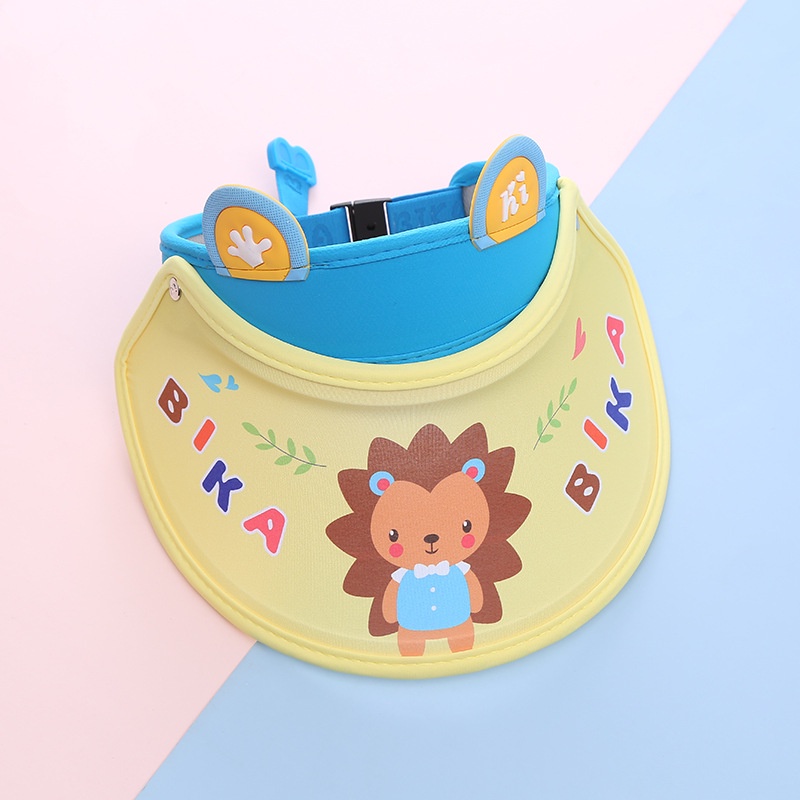 Mũ Lưỡi Trai Nửa Đầu Chống Nắng Họa Tiết Hoạt Hình Dễ Thương Cho Bé