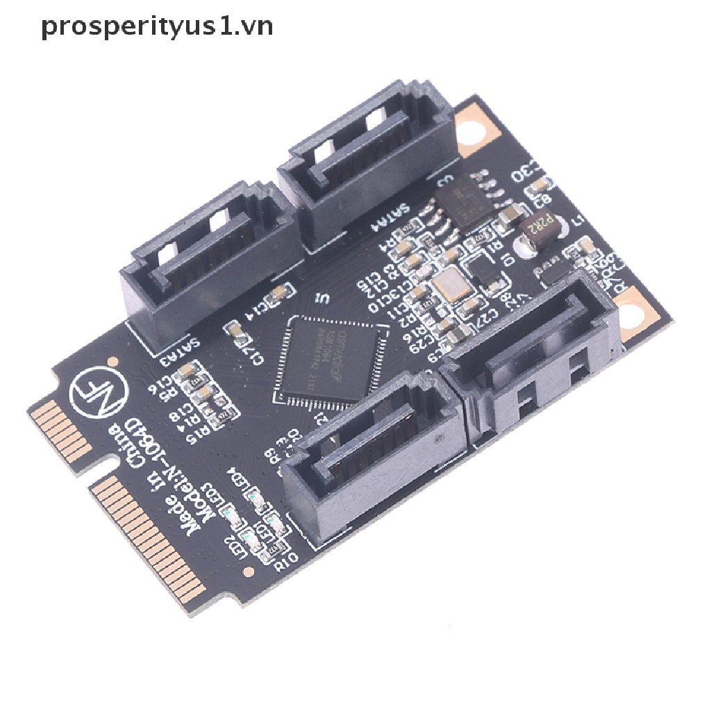 Card Mở Rộng PCI-E PCI Express Sang 4 Cổng SATA 3.0 SSD HDD SATA3 Chuyên Nghiệp prosperityus1