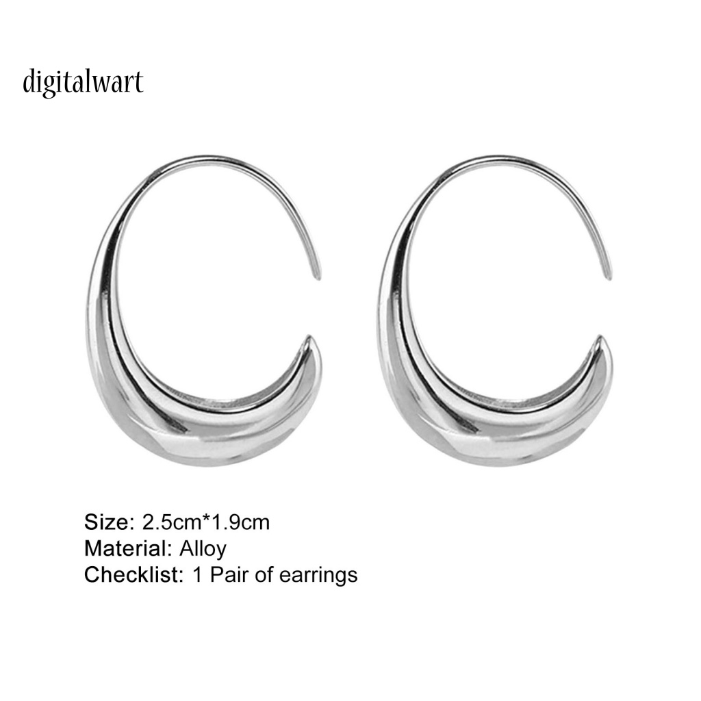 Kỹ Thuật Số| 1 Đôi Bông Tai Hình Giọt Nước Màu Trơn Đơn Giản Dành Cho Nữ