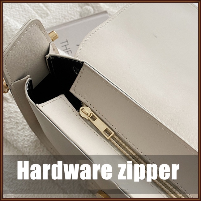 Túi Đeo Vai Đa Năng Bằng Da Nhân Tạo Màu Trơn Phối Khóa Kéo Phong Cách Retro Thời Trang Dành Cho Nữ