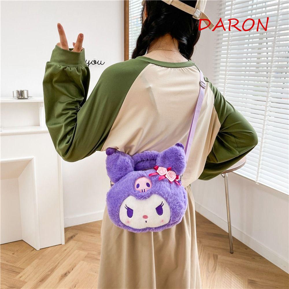 Túi Xách Mini Đựng Điện Thoại / Tiền Xu Họa Tiết Công Chúa Kuromi Dễ Thương Cho Bé Gái