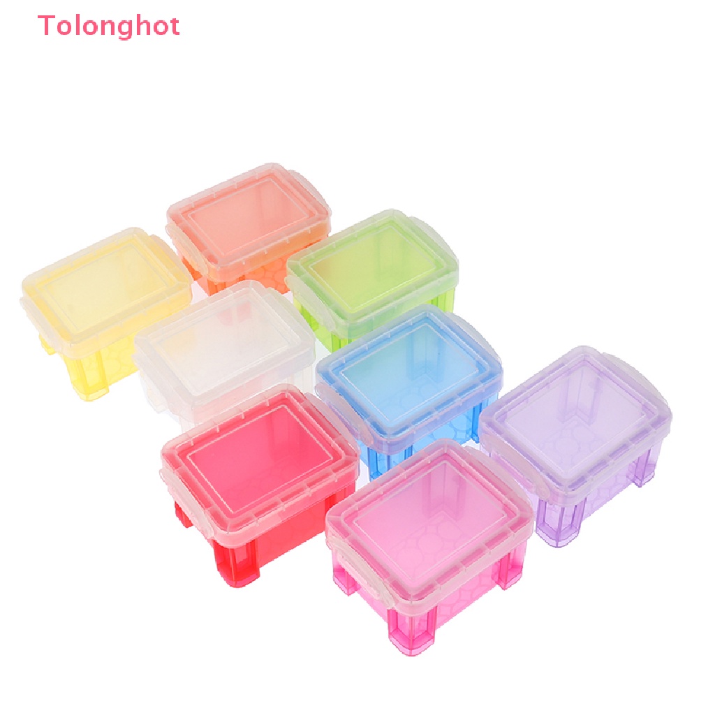 Set 2 Hộp Nhựa Mini Dễ Thương Sáng Tạo Đựng Đồ Chơi Búp Bê Cho Bé