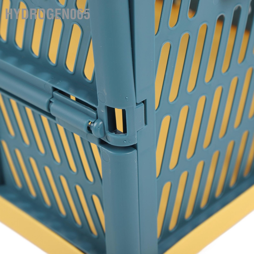 Hydrogen065 Giỏ có thể gập lại tay cầm Thùng lưu trữ chống nước PP cho nhà bếp phòng ngủ văn