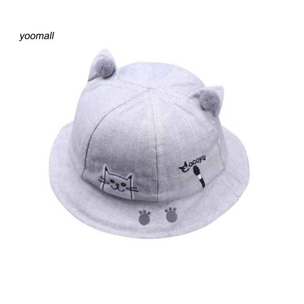 Mũ Lưỡi Trai Hình Dấu Chân Mèo Dễ Thương Cho Bé